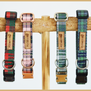 Collier pour chiots et petits chiens Tartan