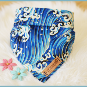 Bandana pour chien Hokusai