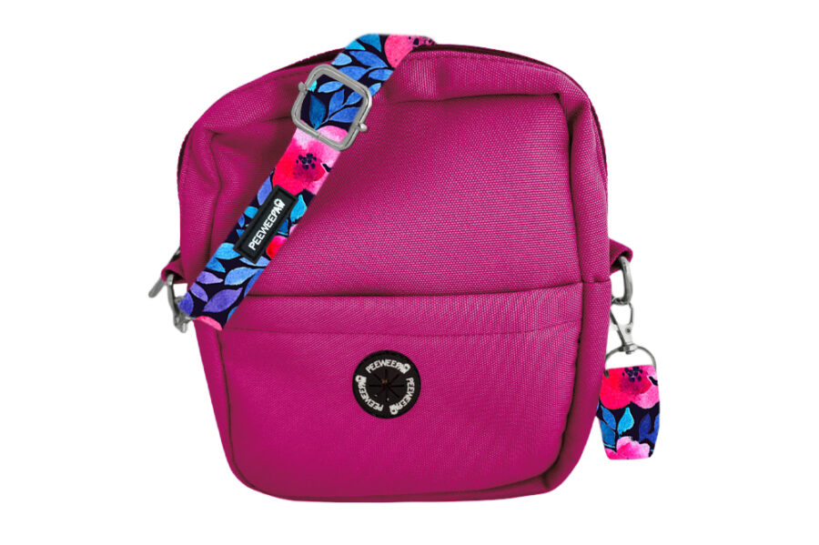Sacoche à bandoulière interchangeable fuchsia