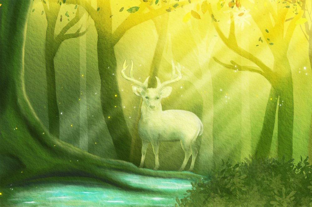 The Deer (paysage)