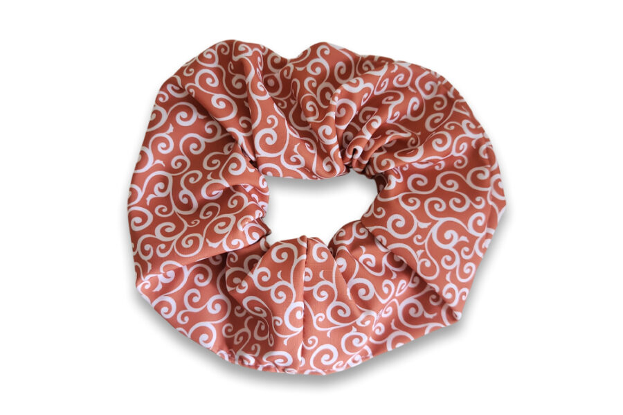 Scrunchie Karakusa orange