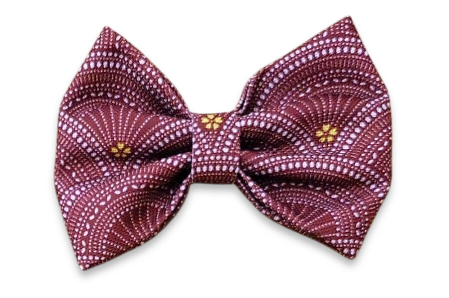 Noeud papillon imperméable Seigaiha