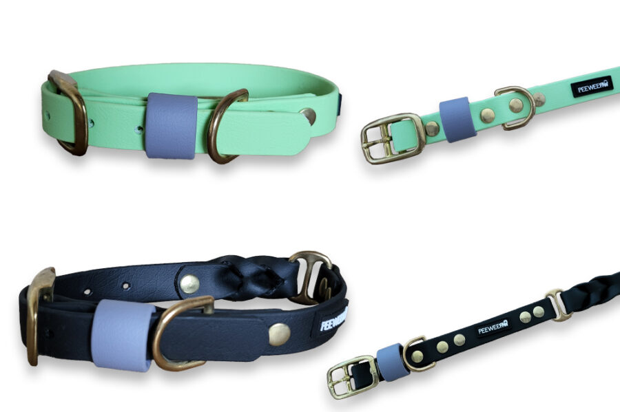 Colliers en Biothane tressé (S)