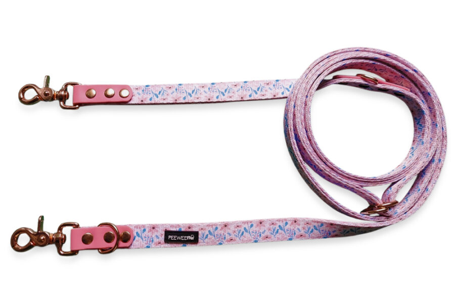 Laisse multi-positions Pawquerette (double-épaisseur)