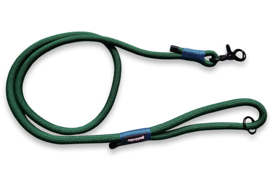 Laisse en corde verte (1m20 - 1 EN STOCK !)