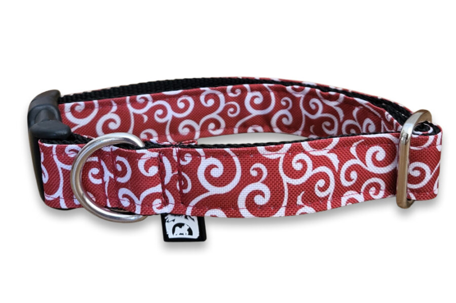 Collier imperméable Karakusa rouge